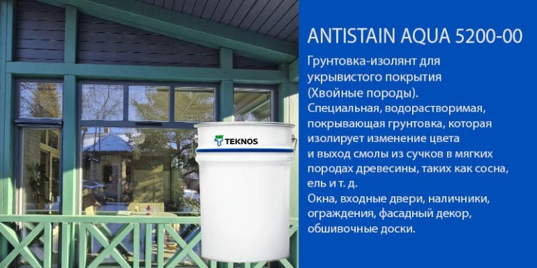 TEKNOS ANTISTAIN AQUA 5200-00: Надежный щит против пятен для безупречной отделки